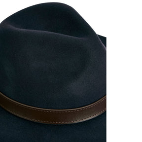 Dubarry Women's Hawswood Felt Fedora in Navy