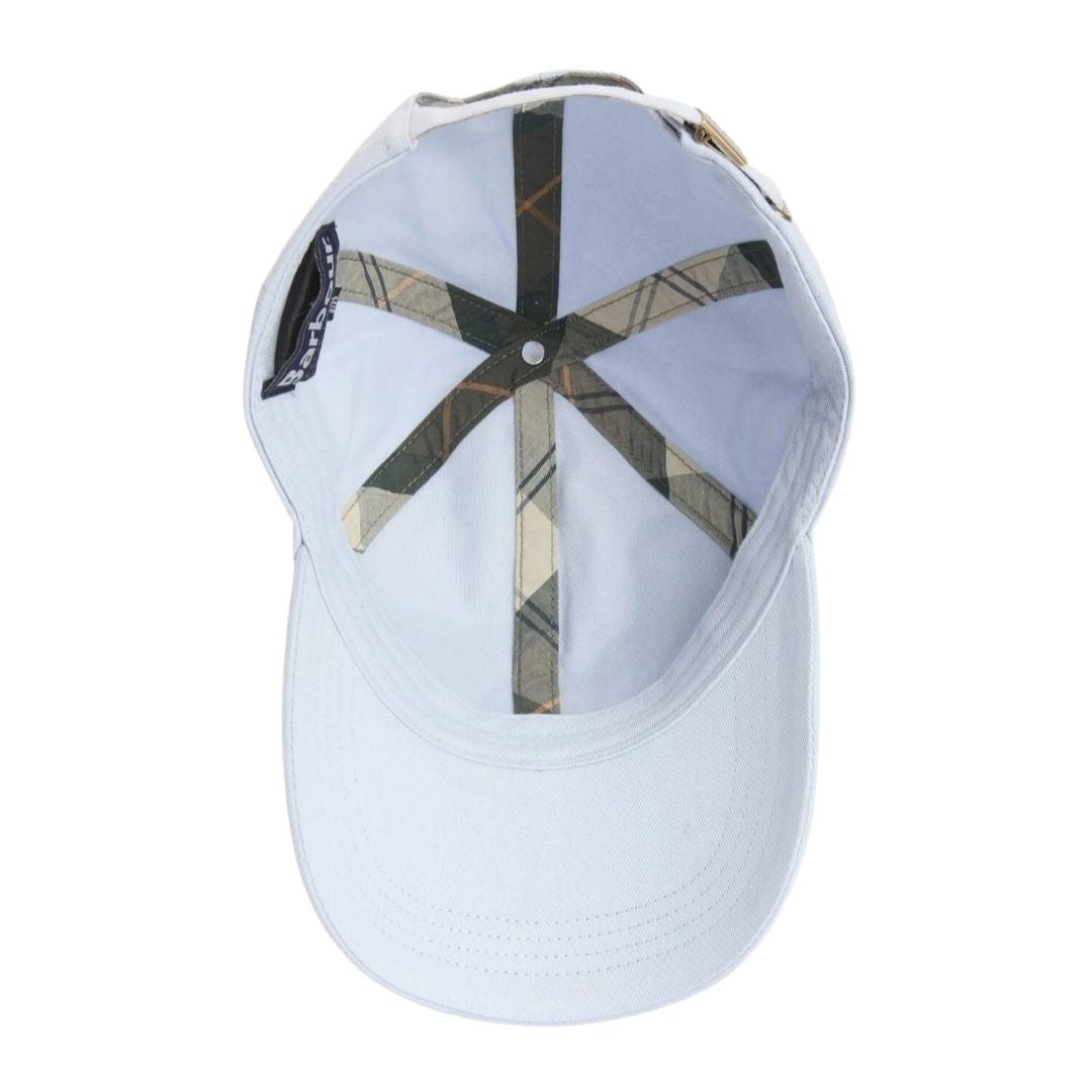 Barbour Milburn Baseball Cap in Niagra Mist