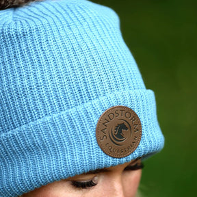 SandStorm Women's Fleece Lined Beanie in Sky Blue