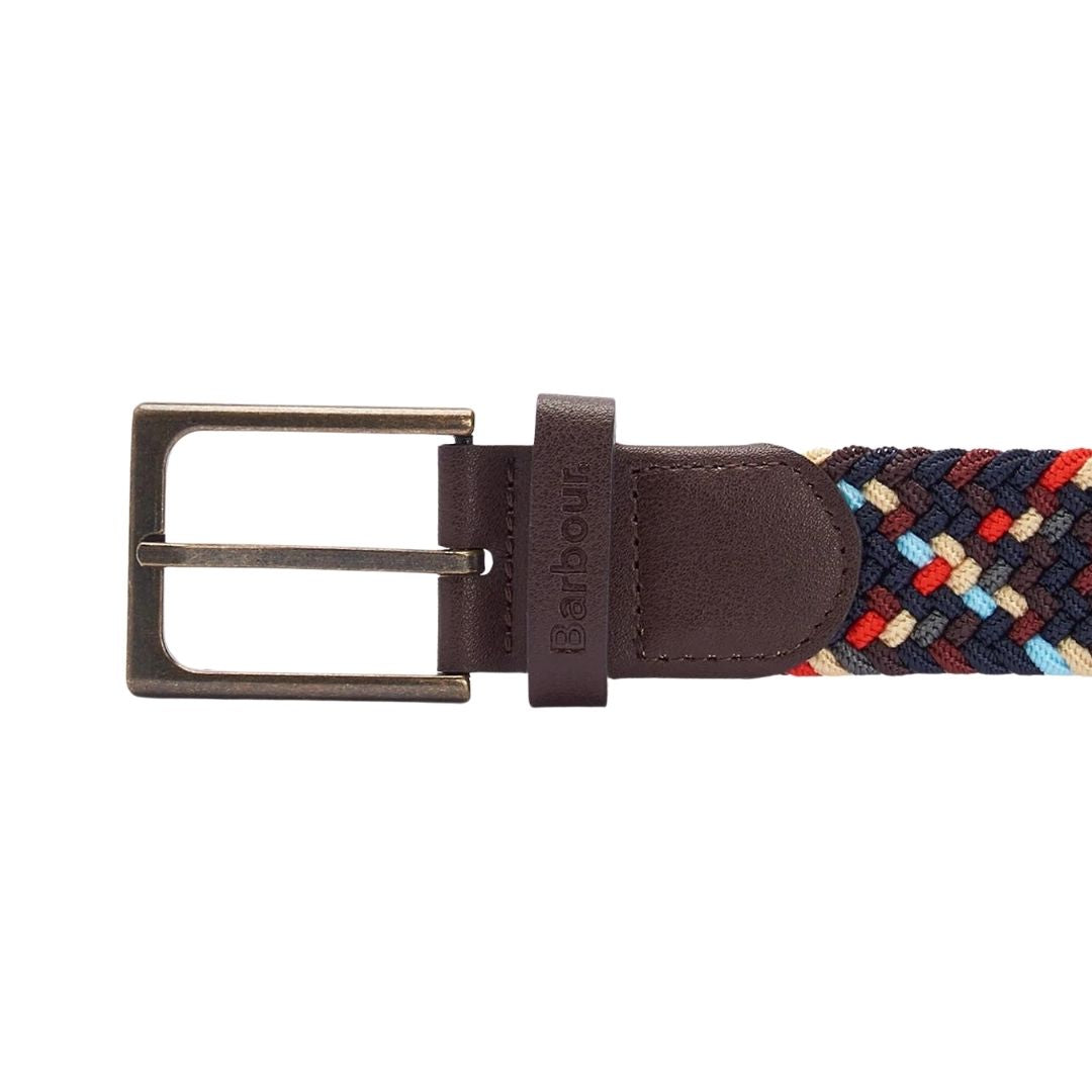 Barbour Men's Ford Belt in Navy Mix