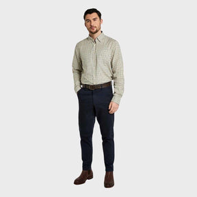 Dubarry Men's Connell Check Shirt in Mahogany