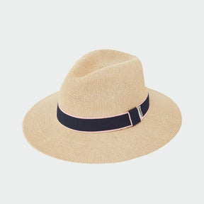 Schoffel Women's Porth Hat in Navy Pink Stripe