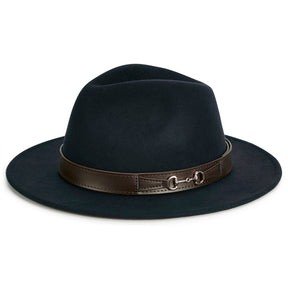 Dubarry Women's Hawswood Felt Fedora in Navy