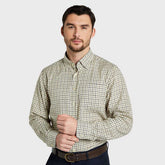 Dubarry Men's Connell Check Shirt in Mahogany