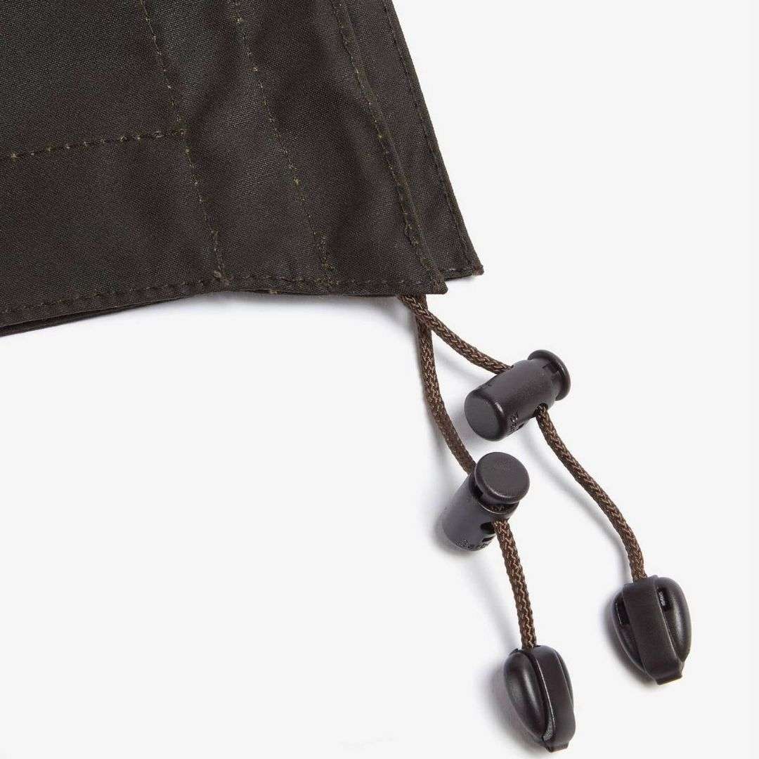 Barbour Classic Sylkoil Waxed Cotton Hood in Olive