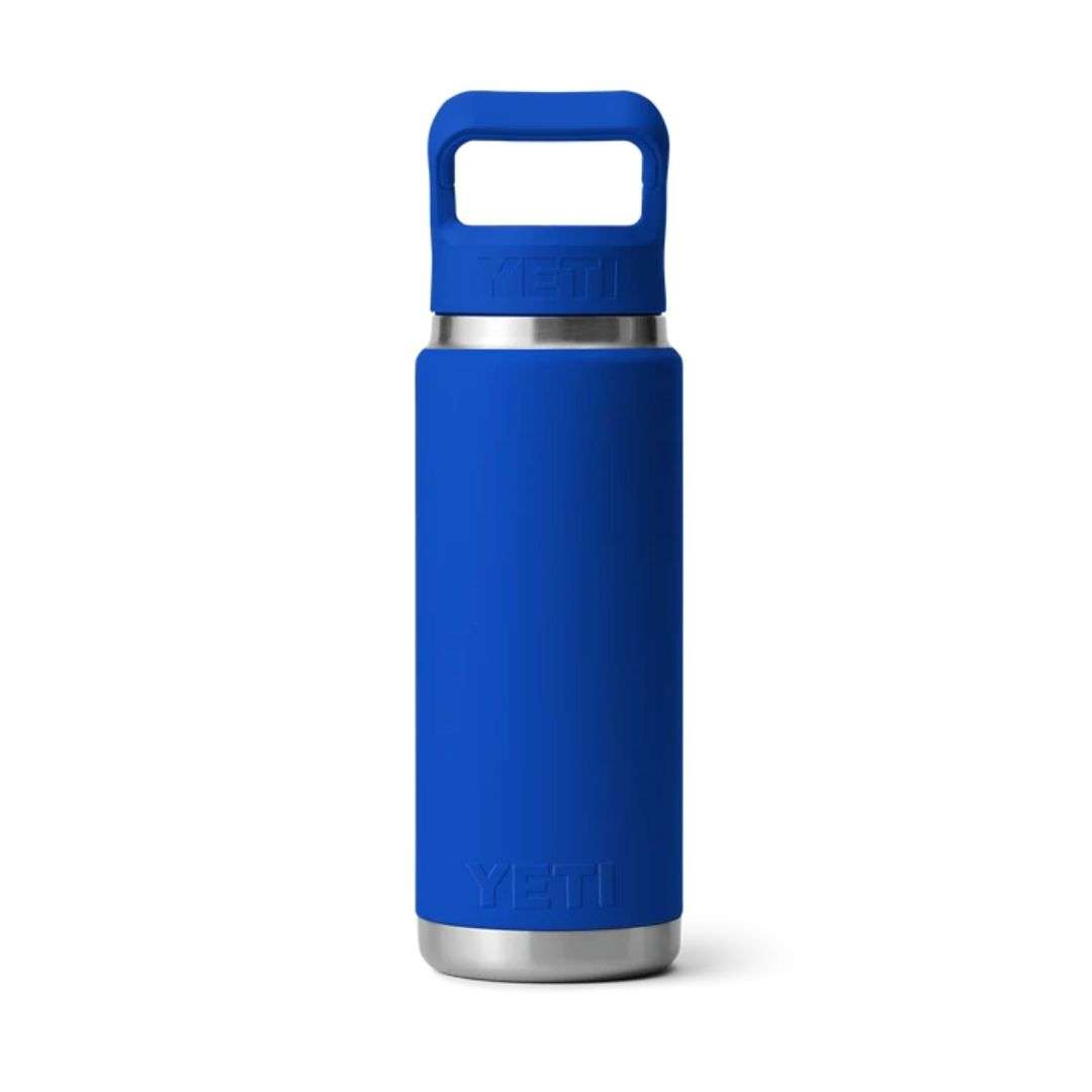 YETI Rambler 26 Oz Bottle in Royal Blue (769ml) with Straw Cap