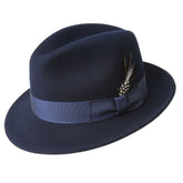 Bailey Blixen Fedora Hat in Navy