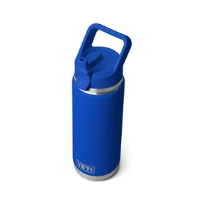 YETI Rambler 26 Oz Bottle in Royal Blue (769ml) with Straw Cap