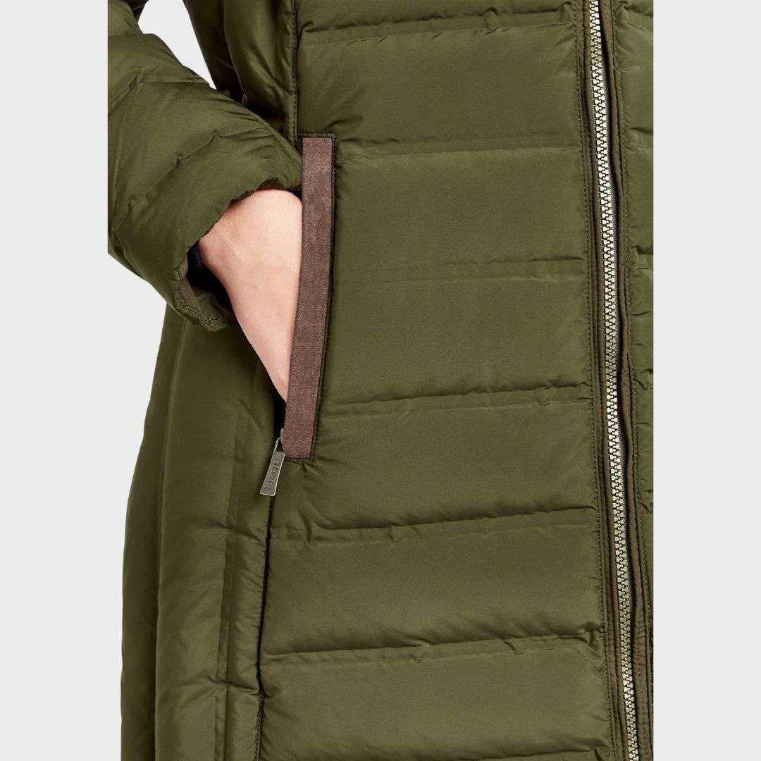 Dubarry Women's Ballybrophy Quilted Jacket in Olive