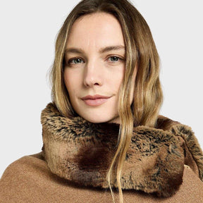Dubarry Women's Silverfir Tweed Poncho in Camel Twill