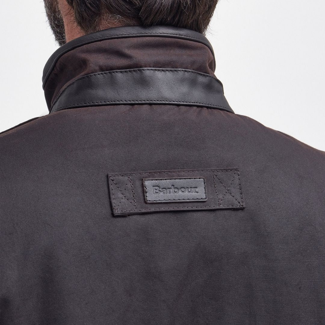 Barbour Men's Hereford Waxed Jacket in Rustic