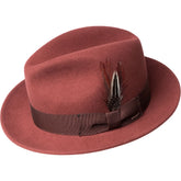 Bailey Blixen Fedora Hat in Rosewood