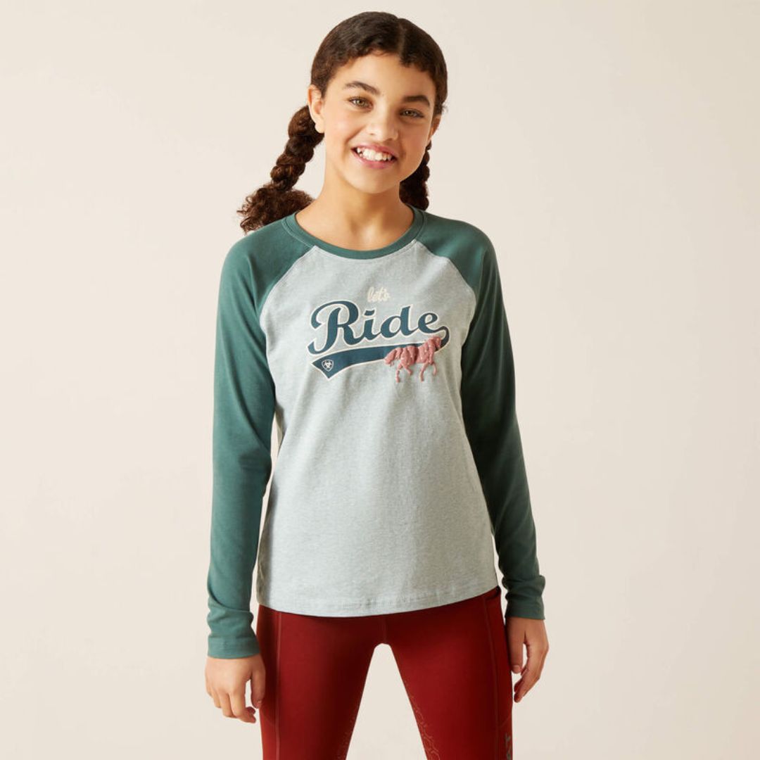 Ariat Kid's Lets Ride T-shirt in Arctic