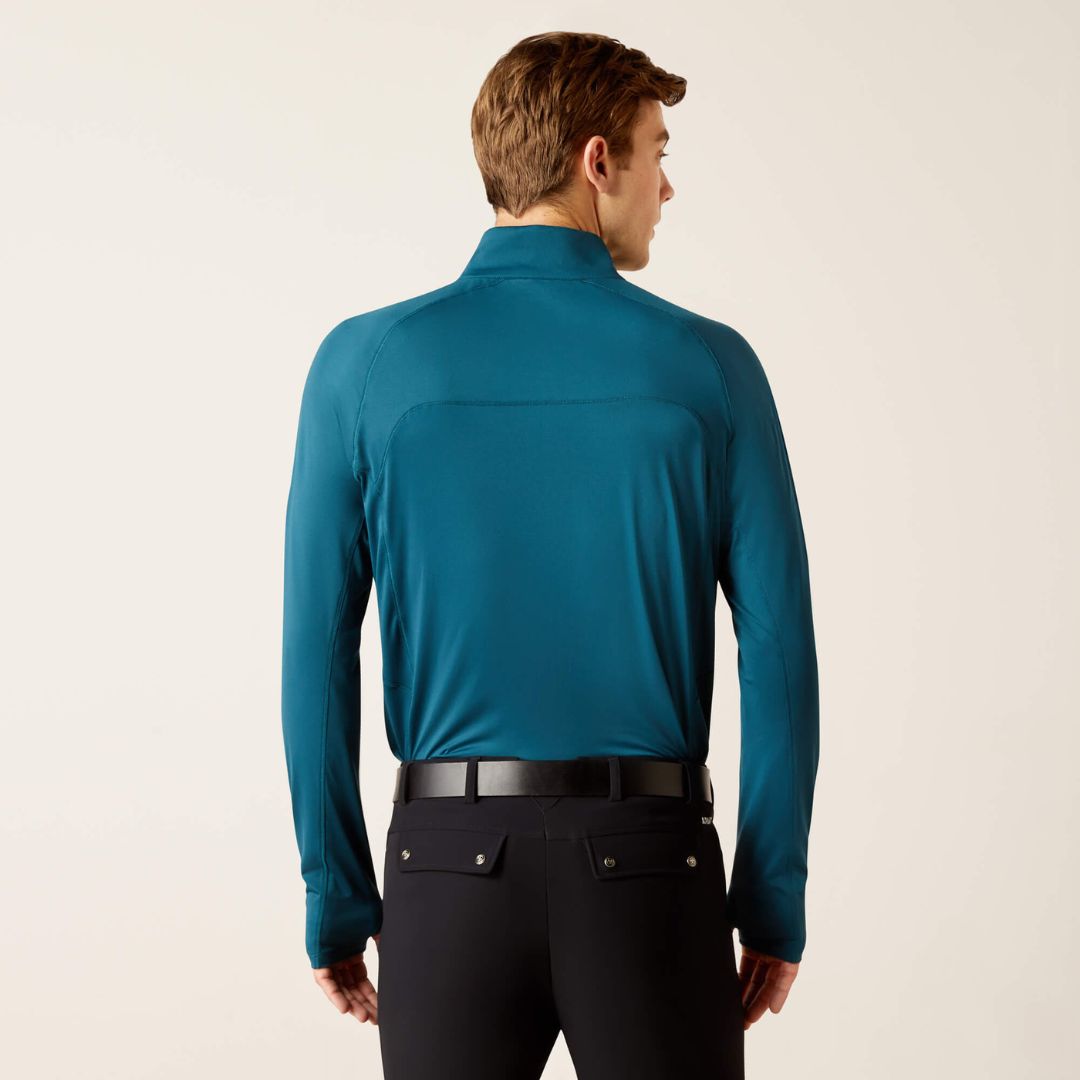 Ariat Men's Lowell 1/4 Zip  Baselayer in Reflecting Pond
