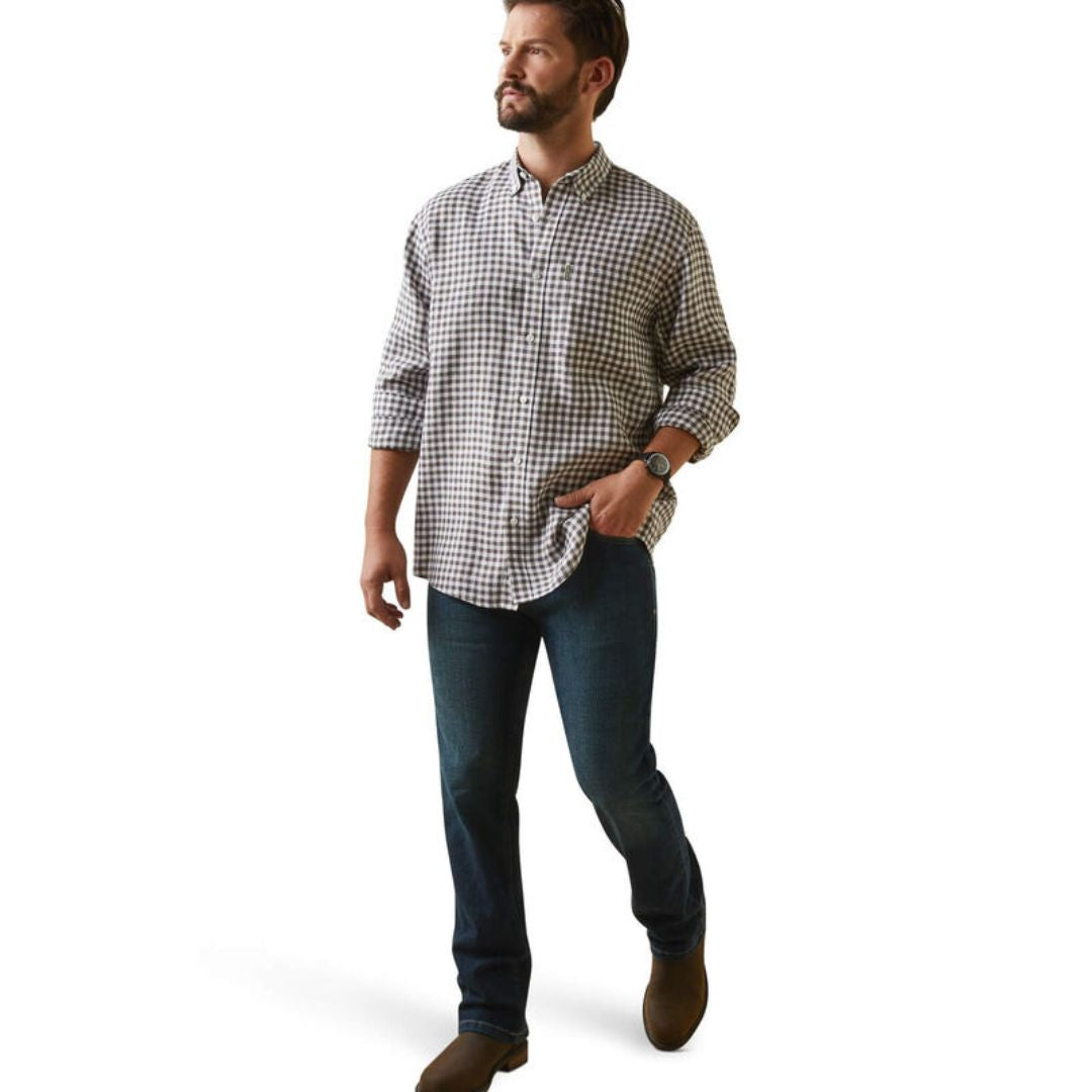 Ariat Men's Sonoma Shirt in Banyan Bark Check