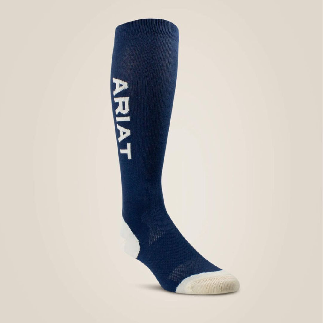 AriatTEK Performance Socks in Navy & Summer Sand