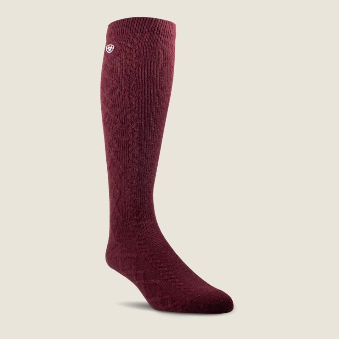Ariat TEK Countryside Tall Socks in Tawny Print