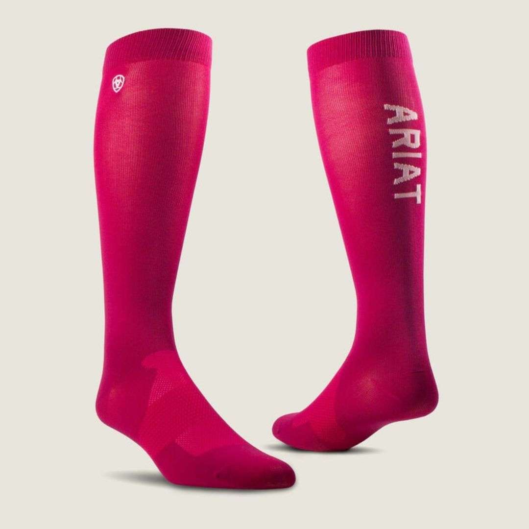 AriatTEK Essential Performance Socks in Burgundy