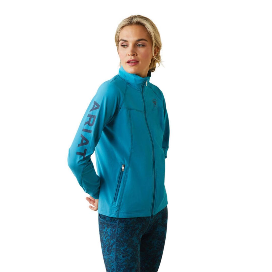 Ariat Women's Agile Softshell Jacket in Mosaic Blue