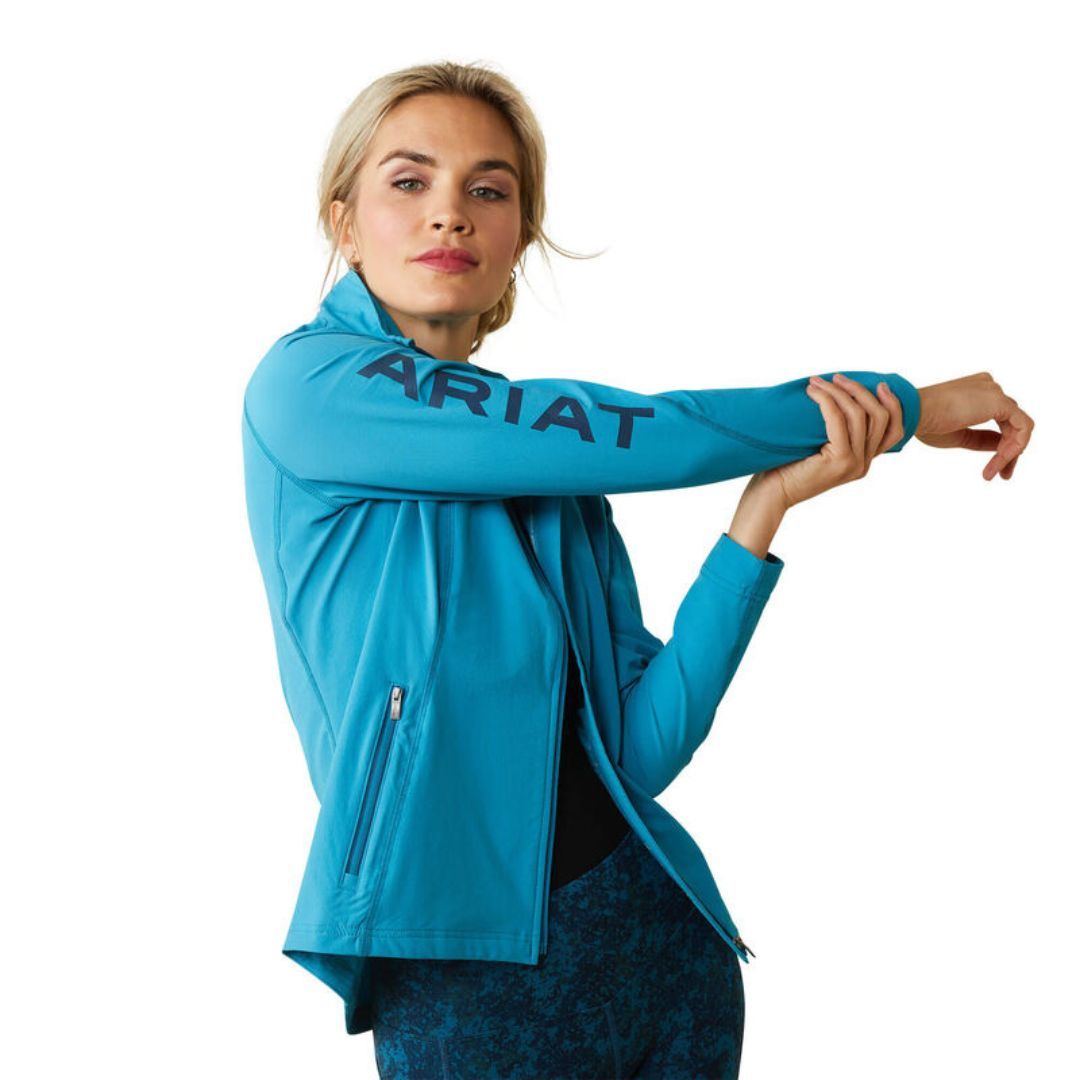 Ariat Women's Agile Softshell Jacket in Mosaic Blue
