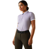 Ariat Women's Bandera 1/4 Zip Polo in Heirloom Lilac