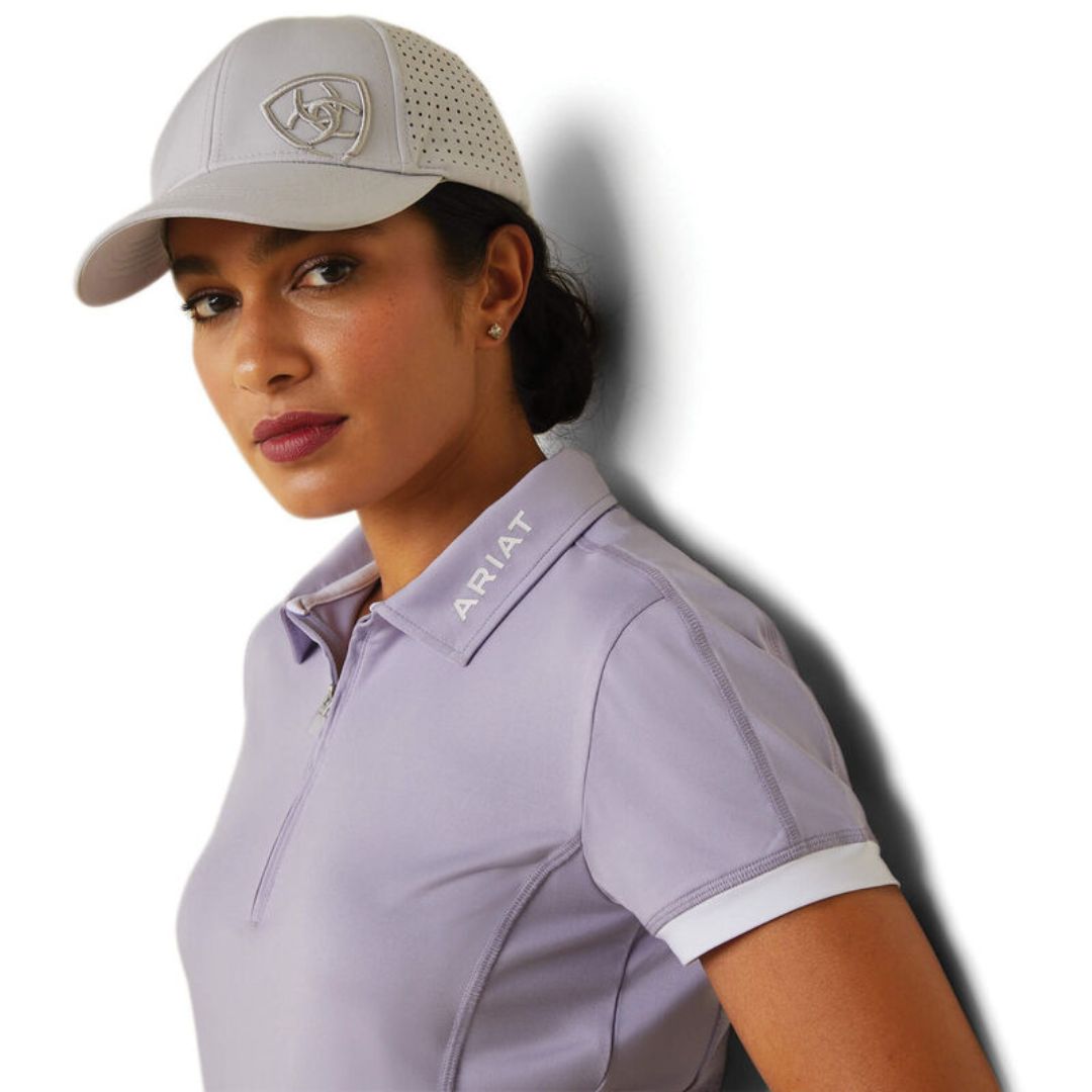 Ariat Women's Bandera 1/4 Zip Polo in Heirloom Lilac