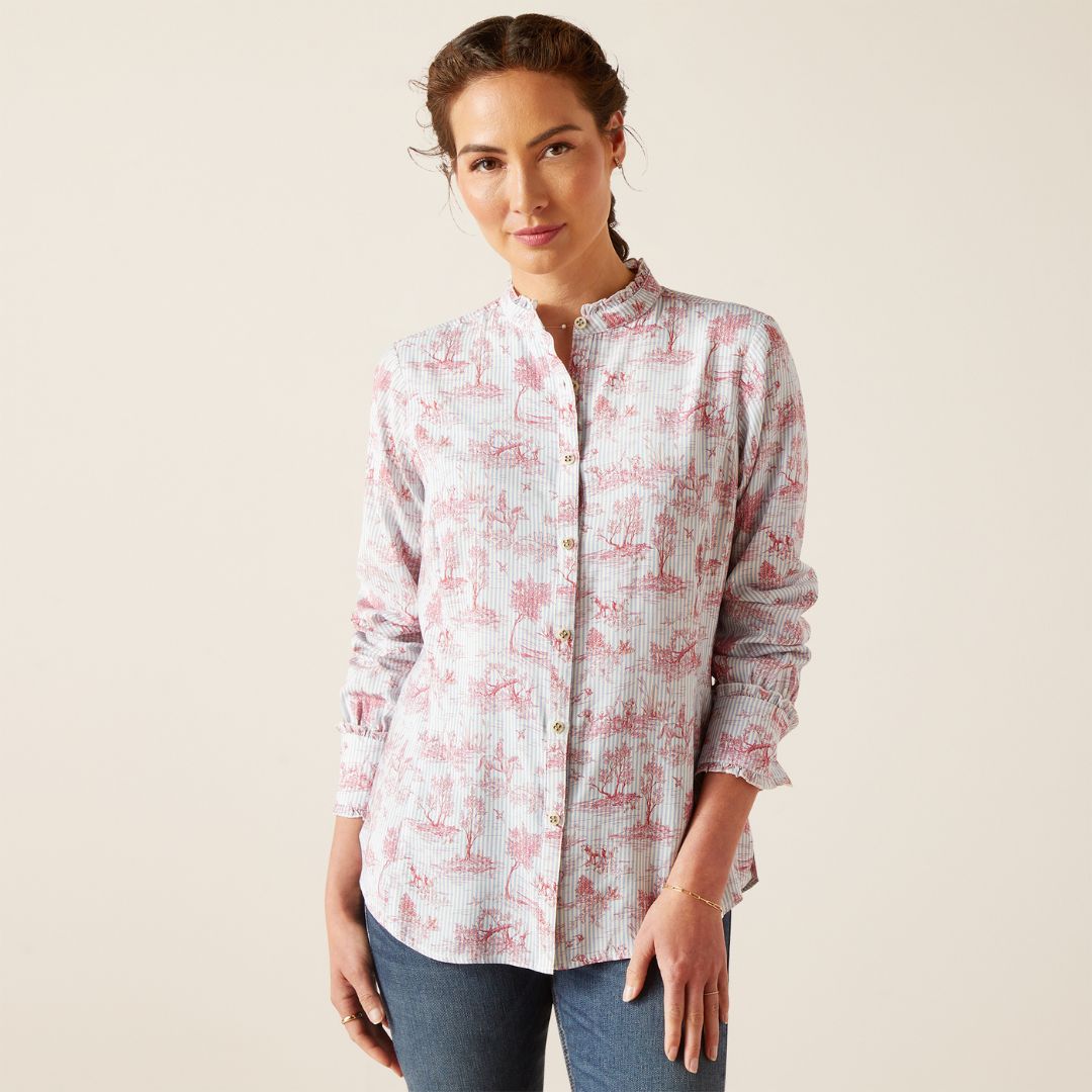 Ariat Women's Clarion Blouse in Toile
