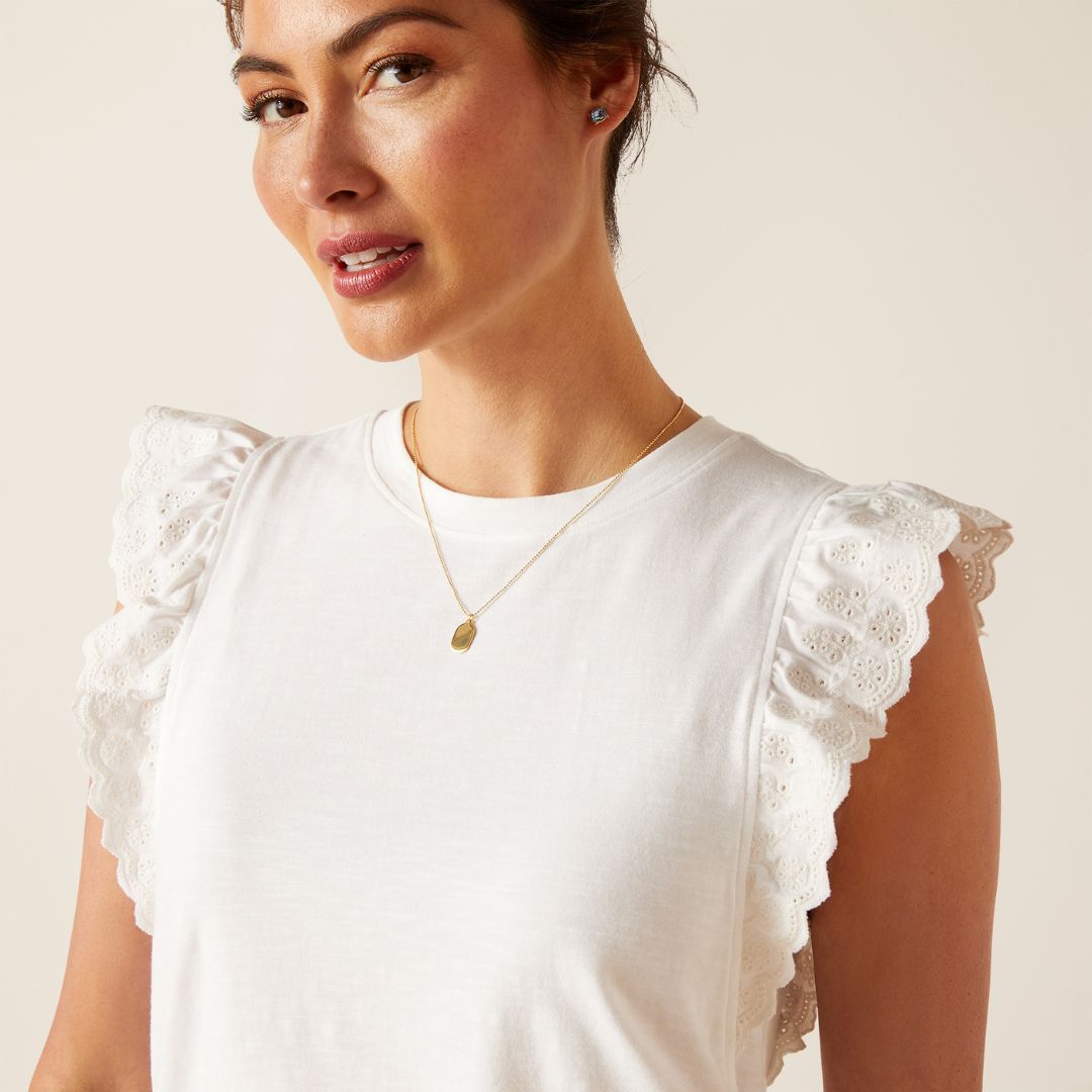 Ariat Women's Ludlow Top in White