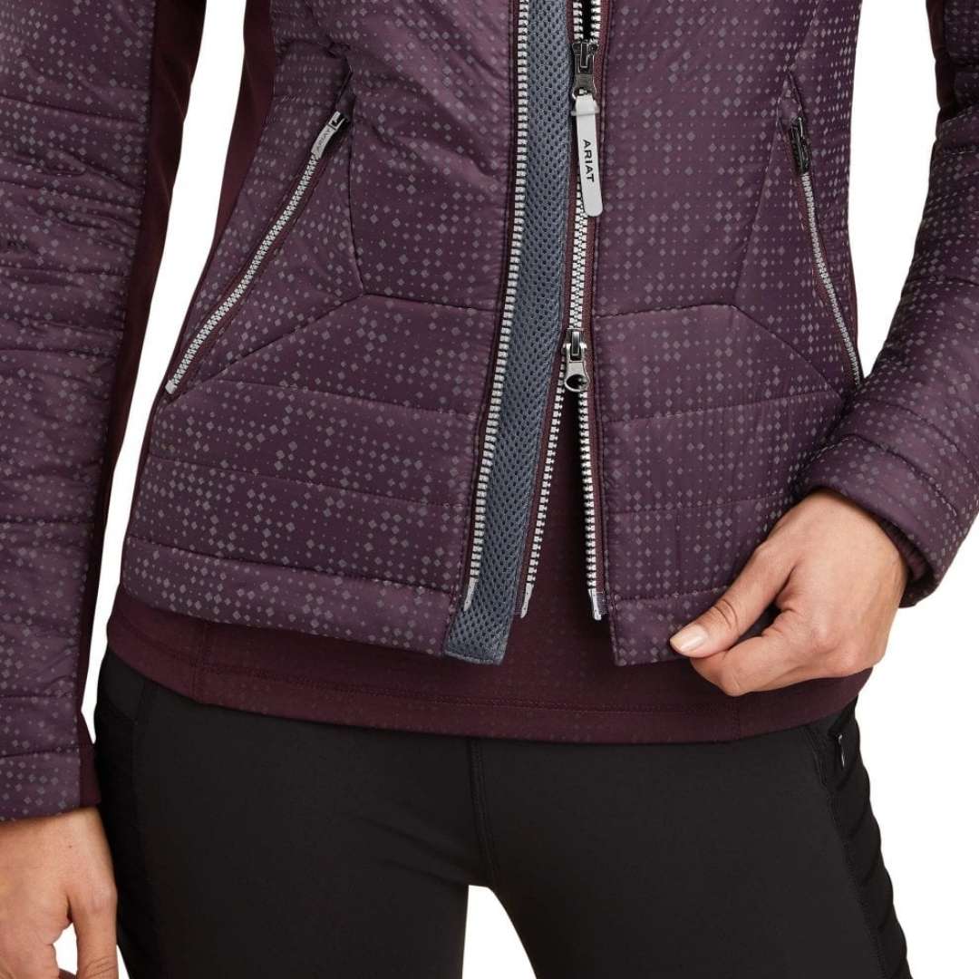Ariat Women's Lumina Insulated Jacket in Mulberry