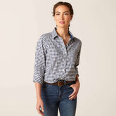 Ariat Women's Tiburon Long Sleeve Shirt in Blue