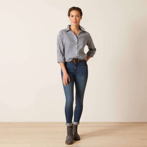 Ariat Women's Tiburon Long Sleeve Shirt in Blue