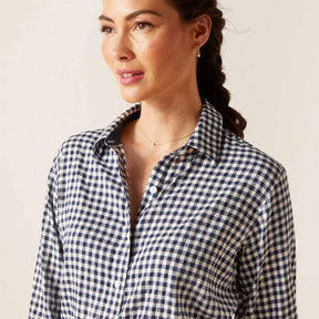 Ariat Women's Tiburon Long Sleeve Shirt in Blue