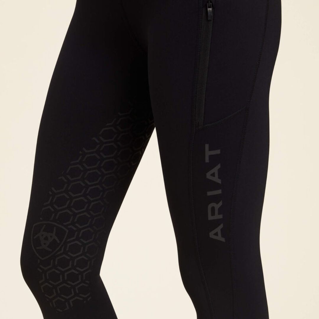 Ariat Women's Venture Thermal Half Grip Tight in Black