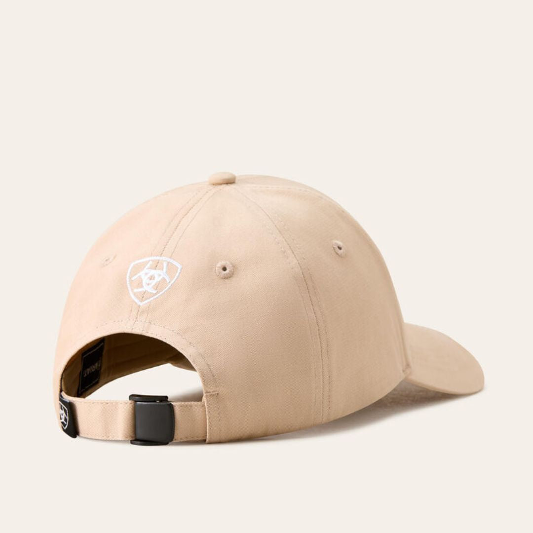 Ariat Show Baseball Cap in Khaki
