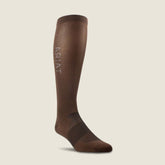 AriatTEK Radiant Riding Socks in Espresso