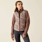 Ariat Kid's Bella Reverse Insulated Vest in Vanilla Ice