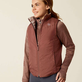 Ariat Kid's Bella Reverse Insulated Vest in Vanilla Ice
