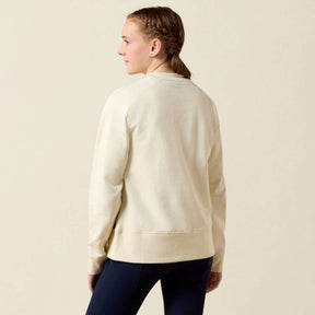 Ariat Kid's Martine Sweatshirt in Antique White