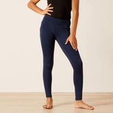 Ariat Kids Eos 2.0 Full Seat Tight in Navy