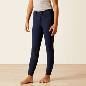 Ariat Kids Prelude Knee Patch Breech in Navy Eclipse