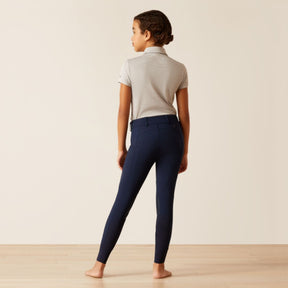 Ariat Kids Prelude Knee Patch Breech in Navy Eclipse