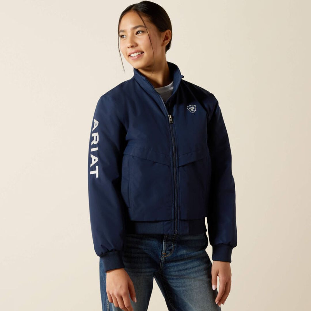 Ariat Kids Stable Insulated Jacket in Navy