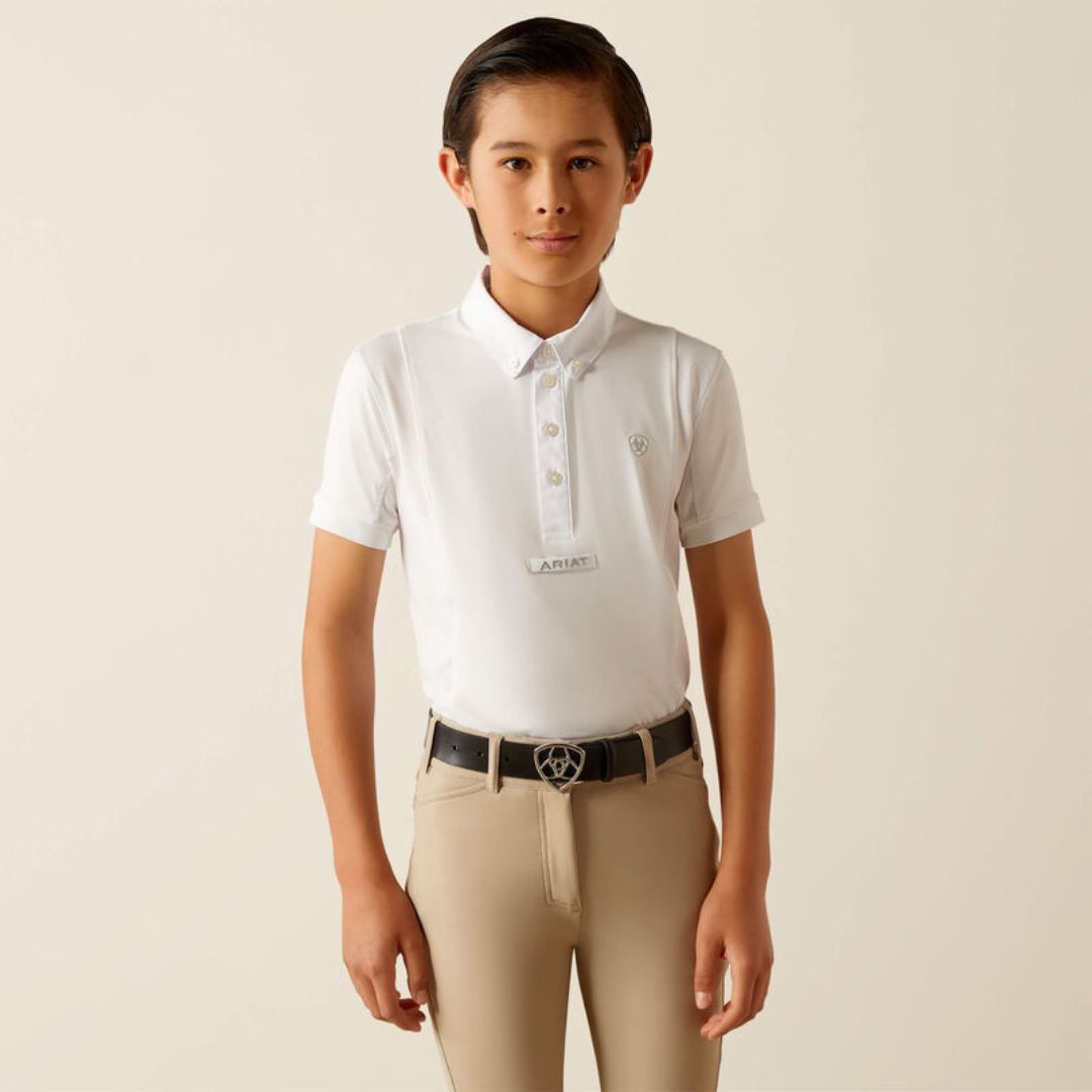 AriaTEK Kids Show Shirt in White
