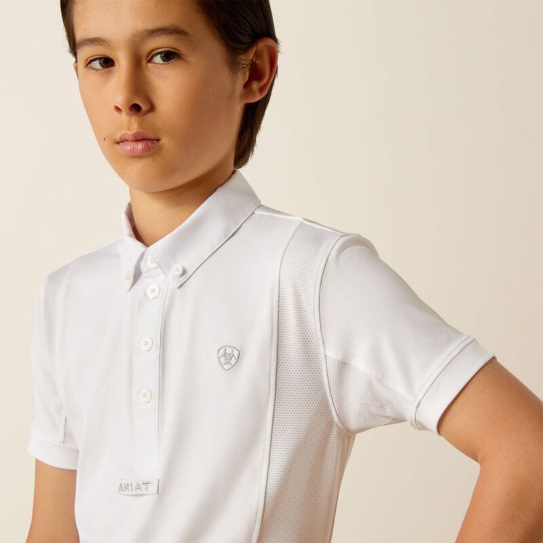 AriaTEK Kids Show Shirt in White