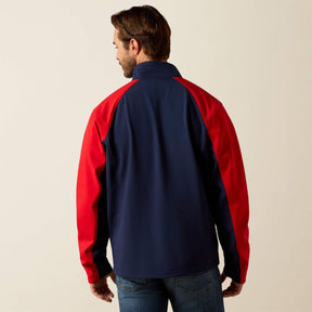 Ariat Men's Team Equestrian Jacket in Navy & Red