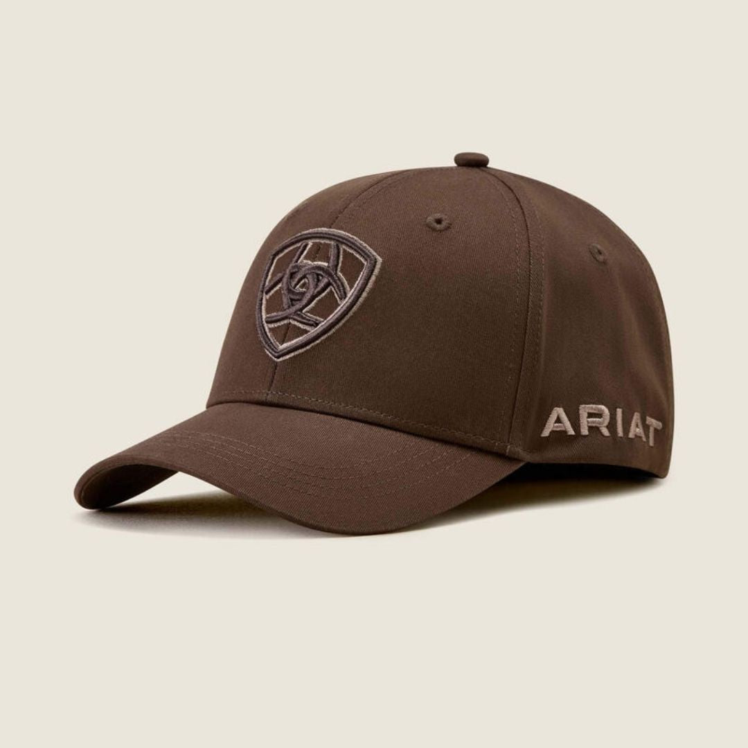 Ariat Show Baseball Cap in Chocolate Brown