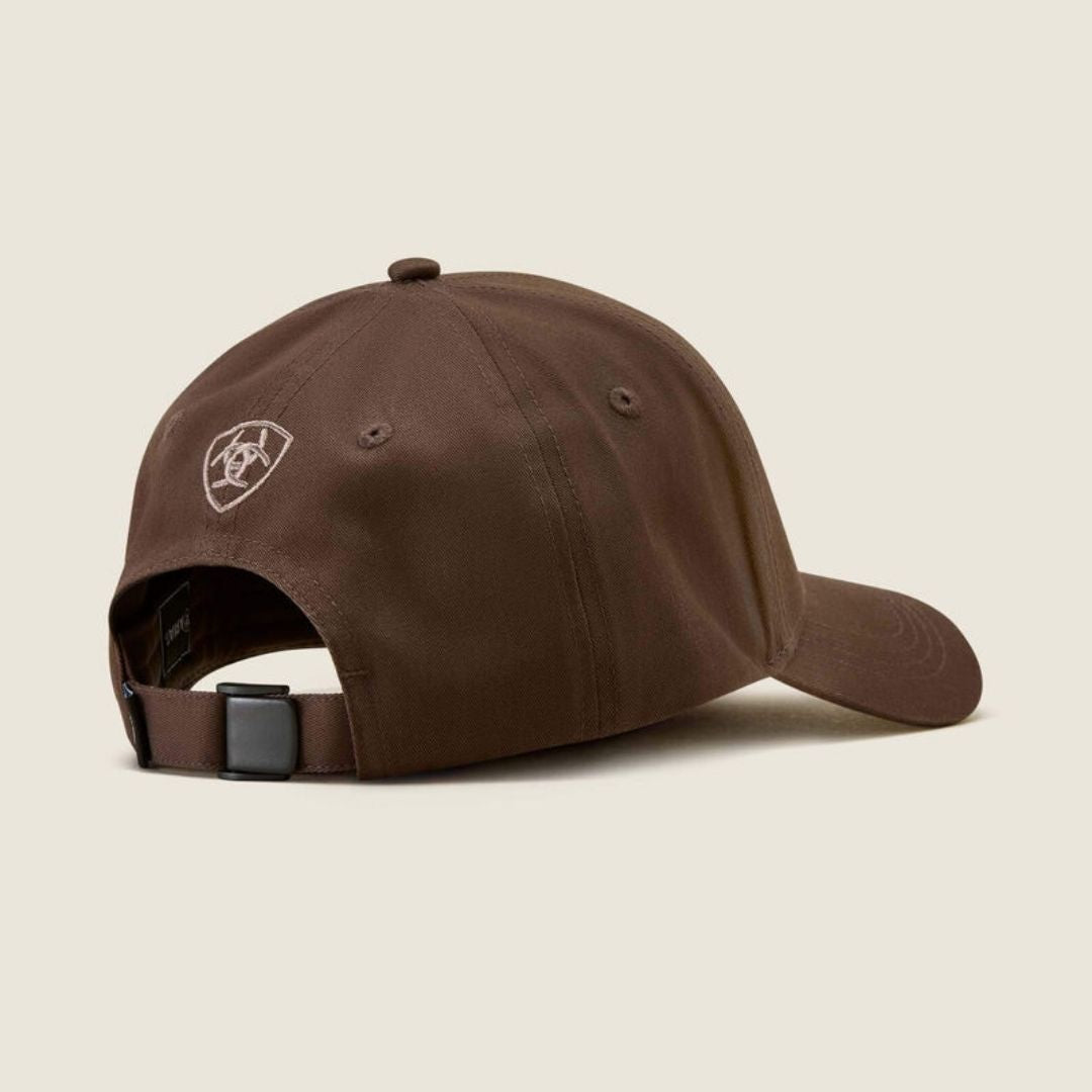 Ariat Show Baseball Cap in Chocolate Brown