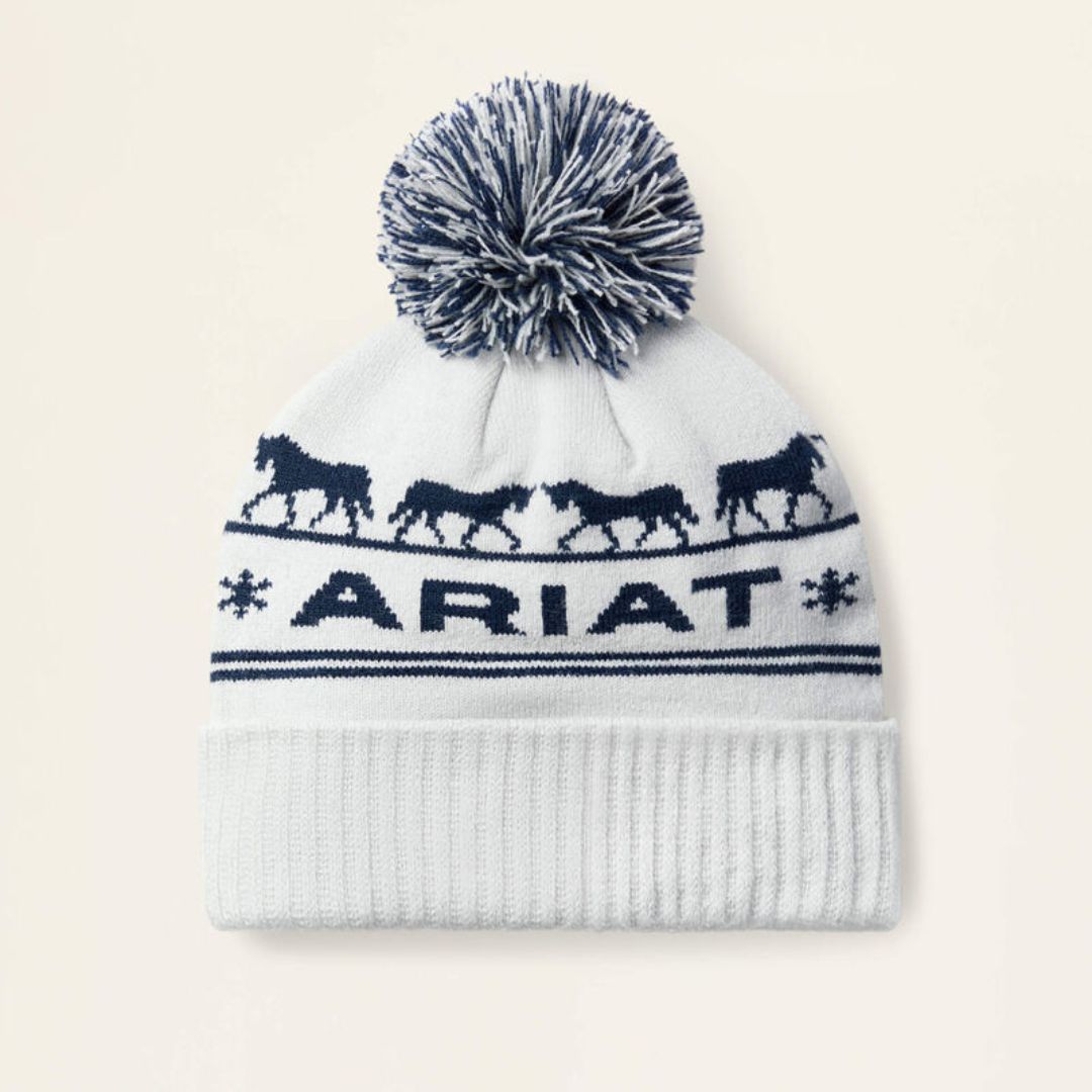 Ariat Apres Ski Beanie in Off-White
