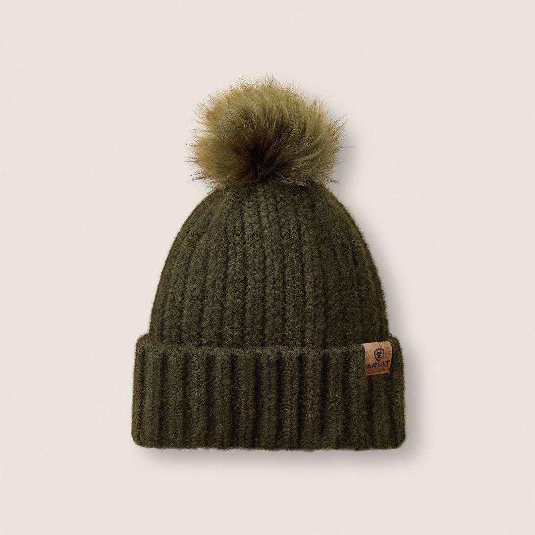 Ariat Women's Chilton Beanie in Olive