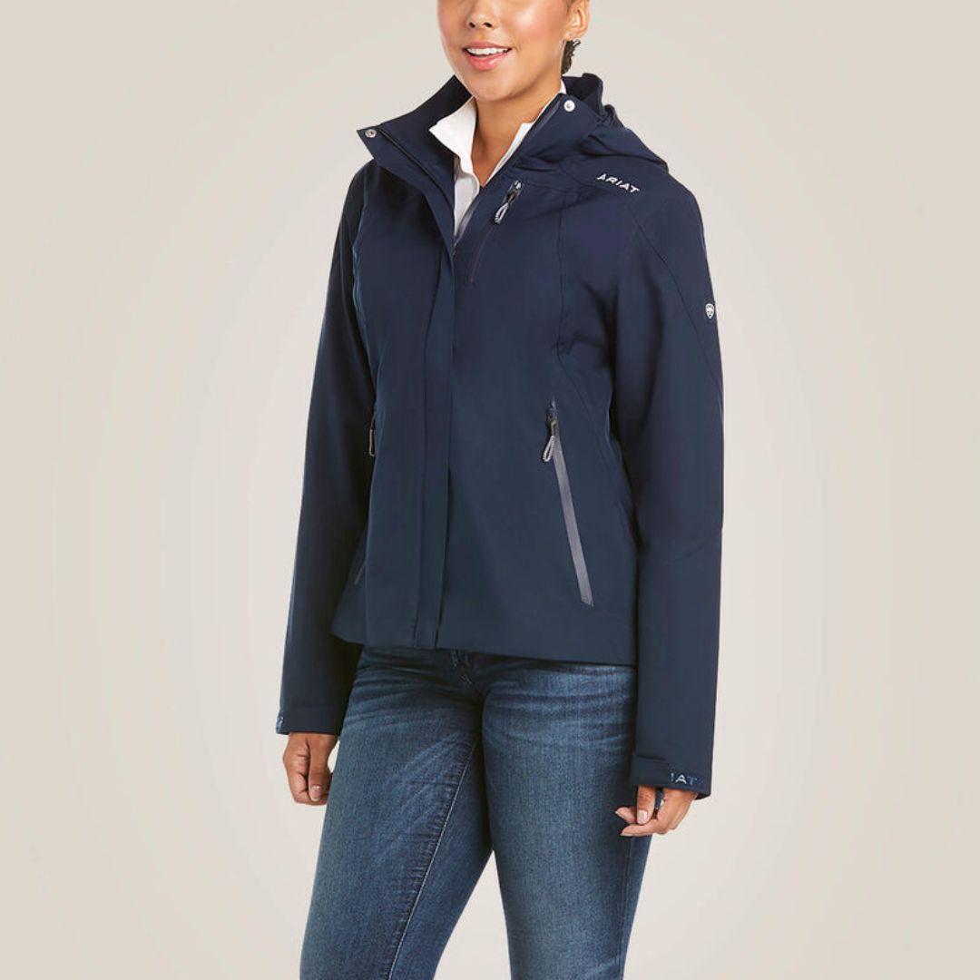 Ariat Women's Coastal Waterproof Jacket in Navy